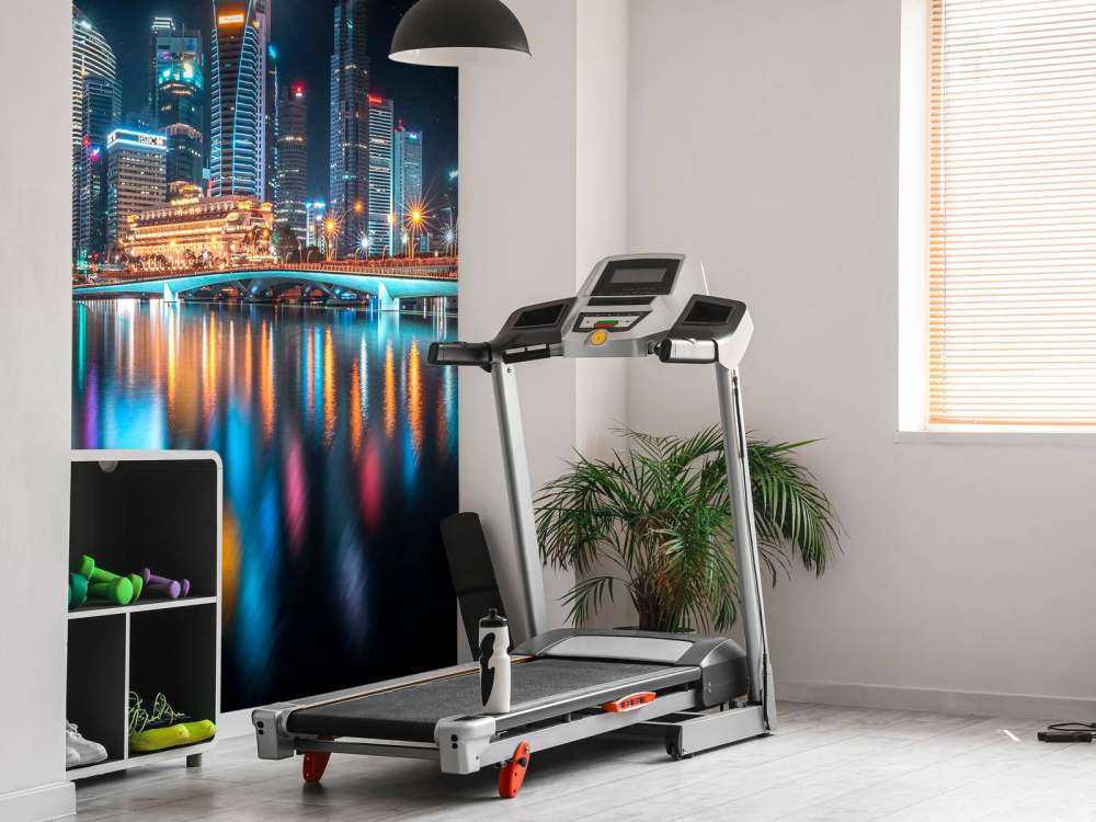 Réflexions de lumière sur la skyline moderne