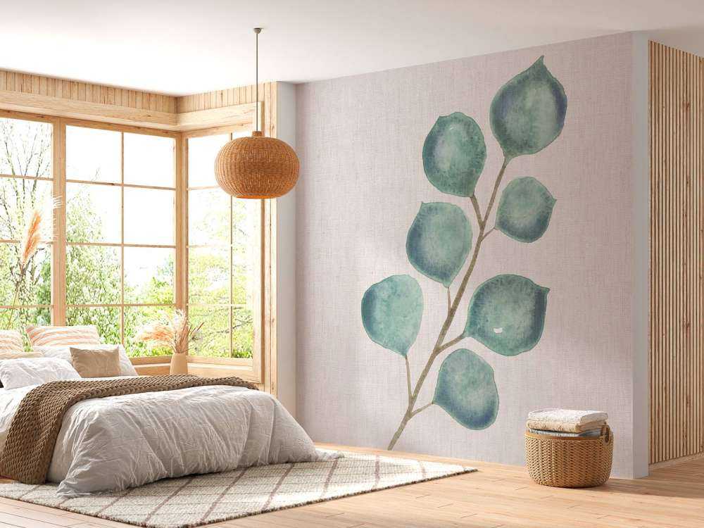 Eucalyptus en aquarelle douce