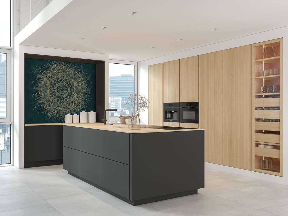 Mandala doré sur vert émeraude.