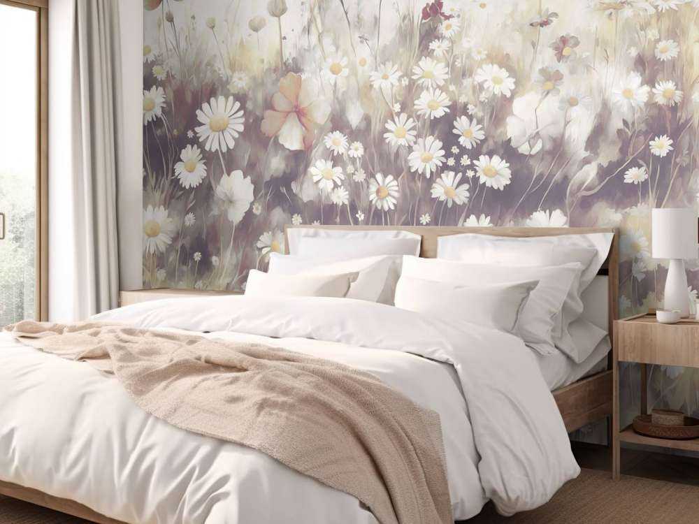 Végétation luxuriante d'été brun doré