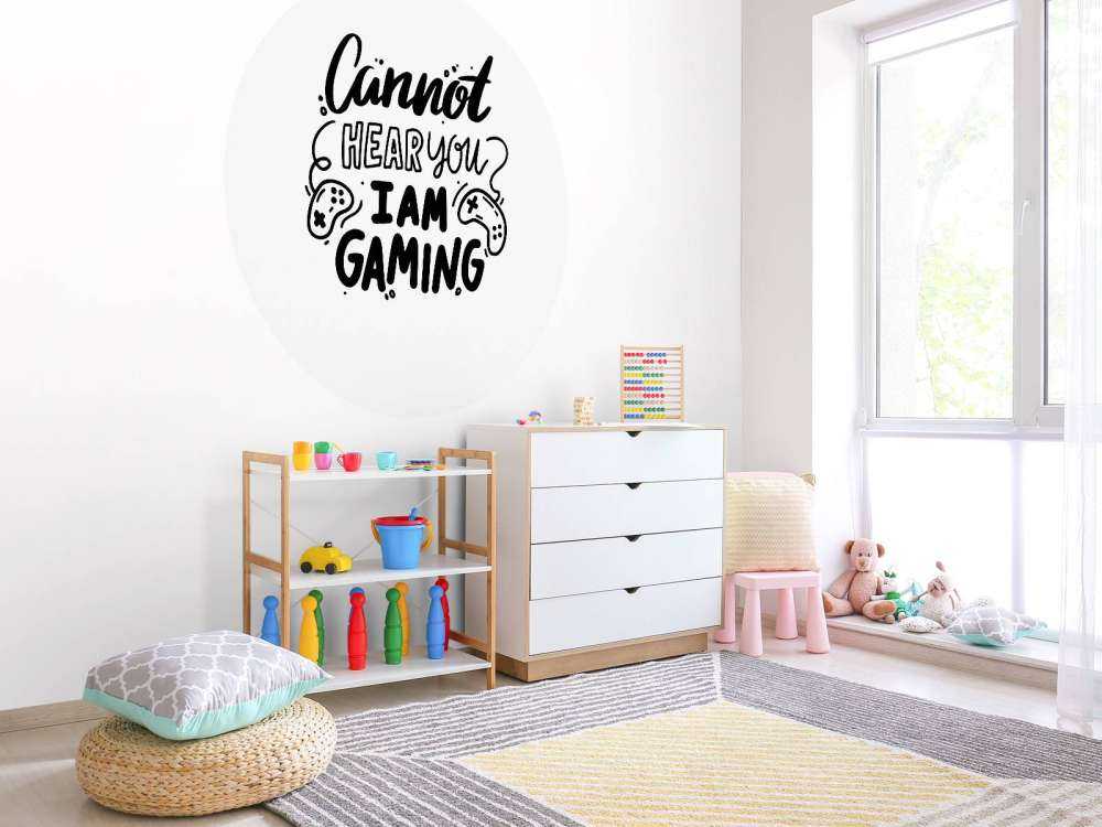 Peux pas t'entendre, en train de jouer