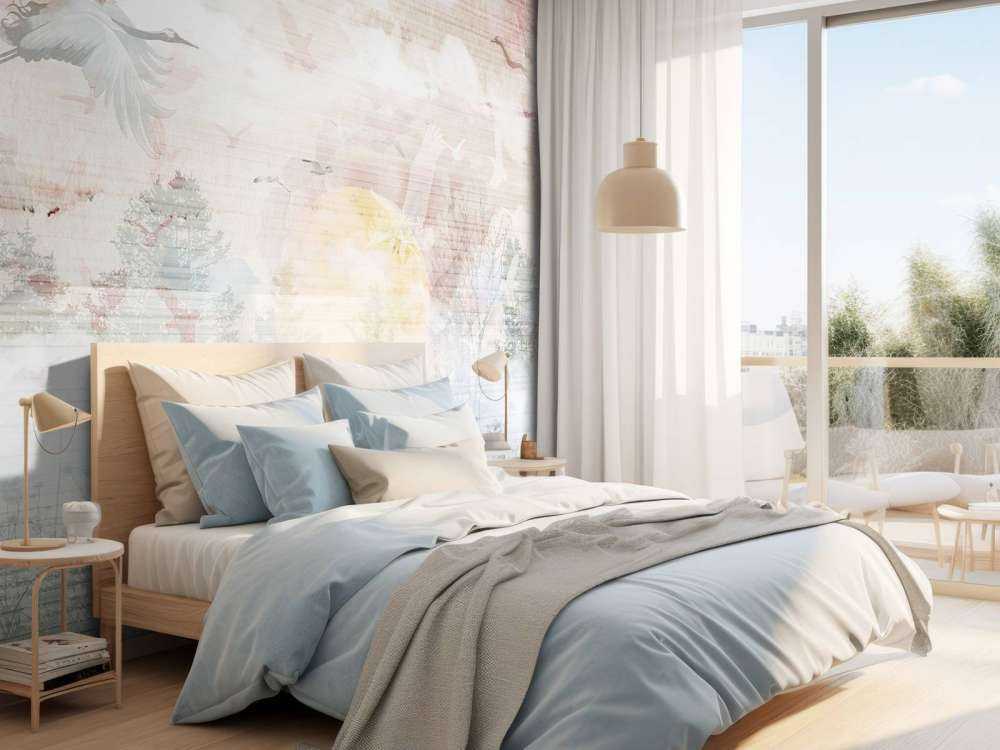 Lever de soleil dans la brume