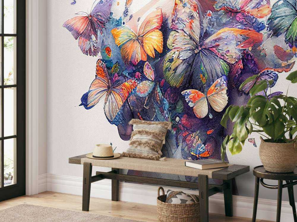 Corps de Femme Papillon Aquarelle #1