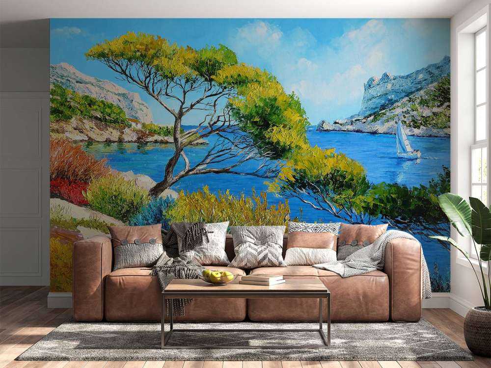 Sail in the Sormiou's cove