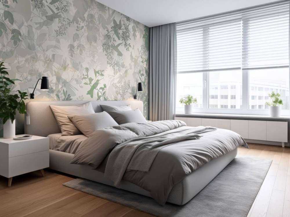 Symphonie de jardin en vert foncé