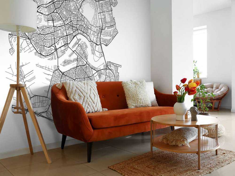 Carte de Rotterdam, blanc