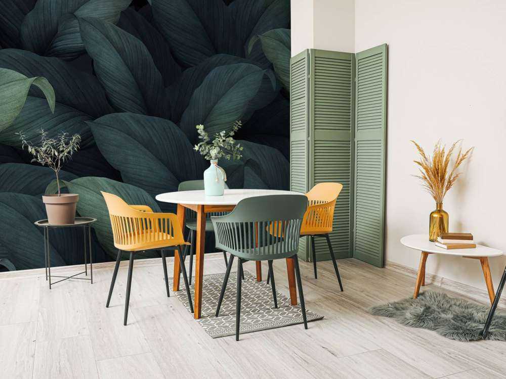 Feuilles vertes tropical