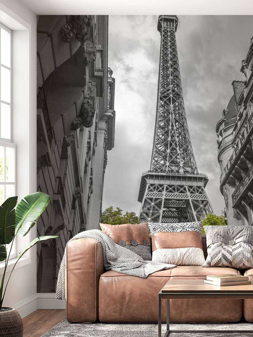 Tour Eiffel noir et blanc