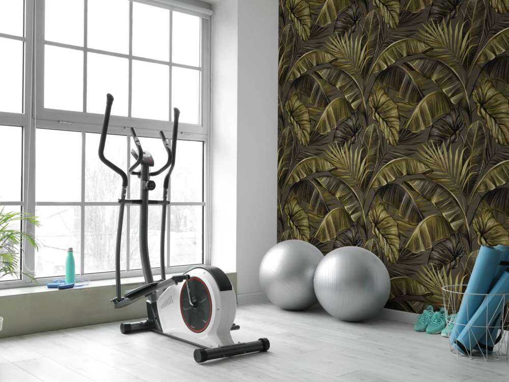 Feuilles de bananier foncé