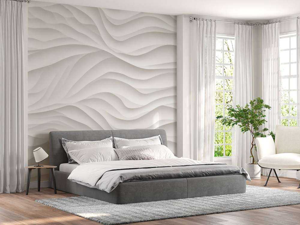 Texture artistique de sculpture tout en blanc