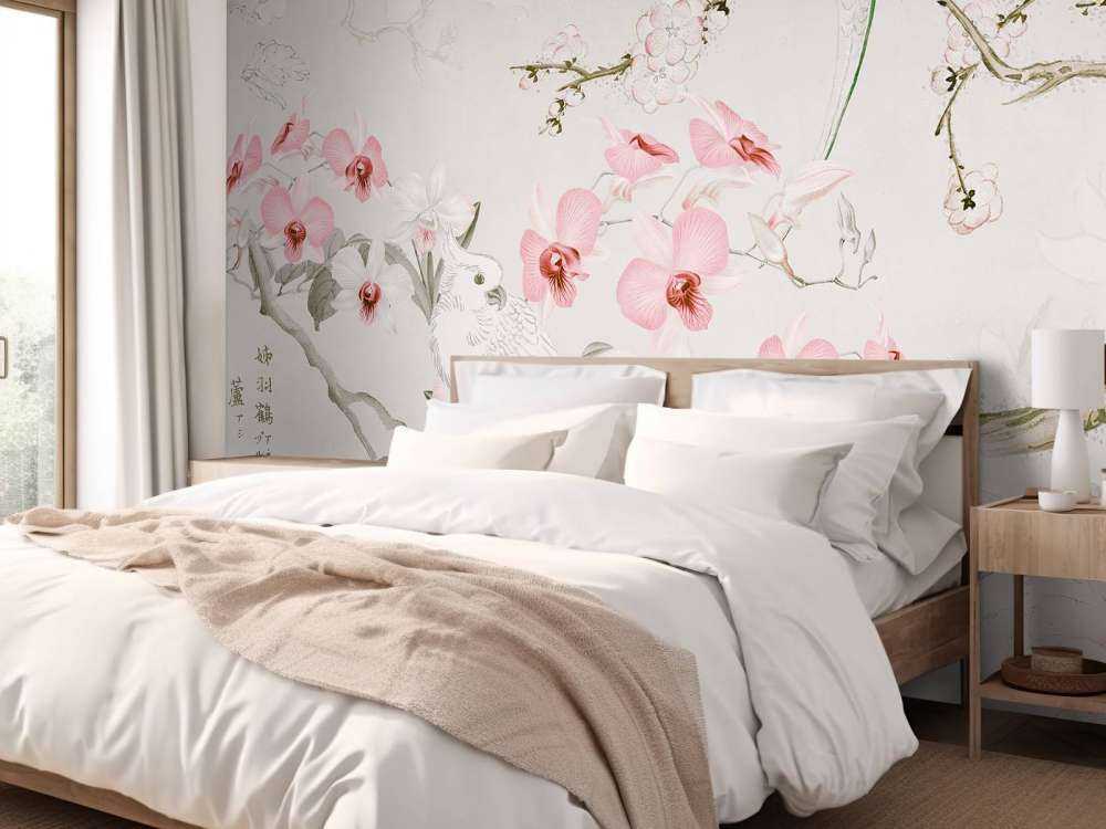 Chinoiserie avec cacatoès