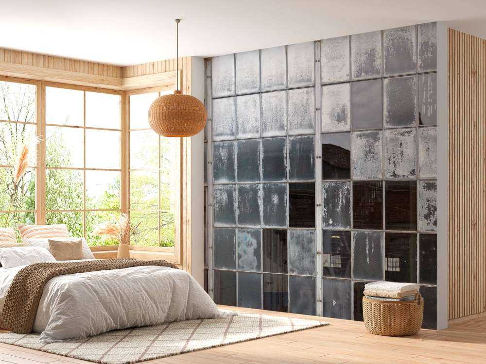 Ancienne fenêtre d'usine