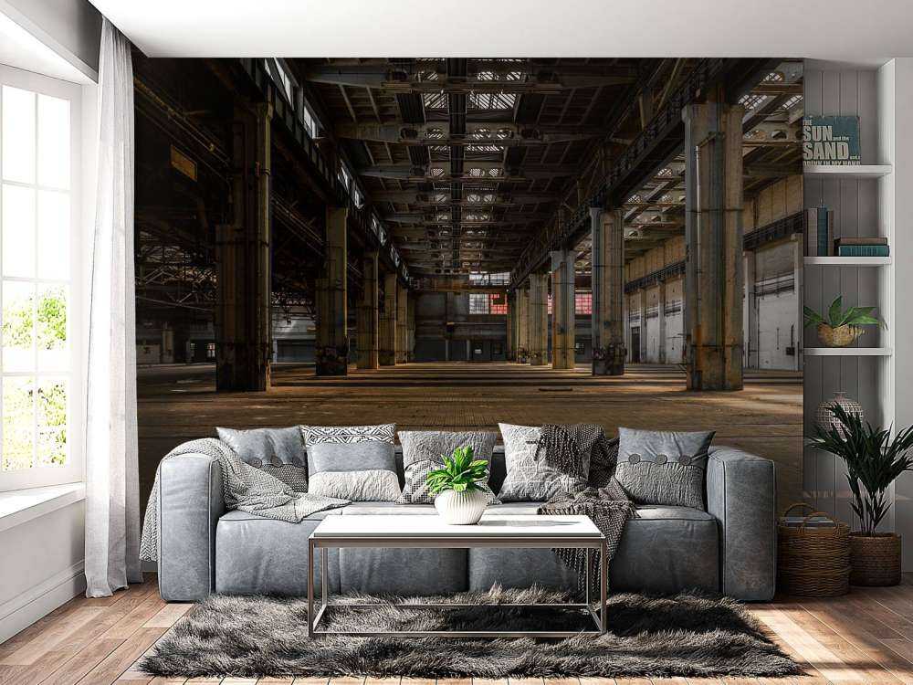 Une salle abandonnée