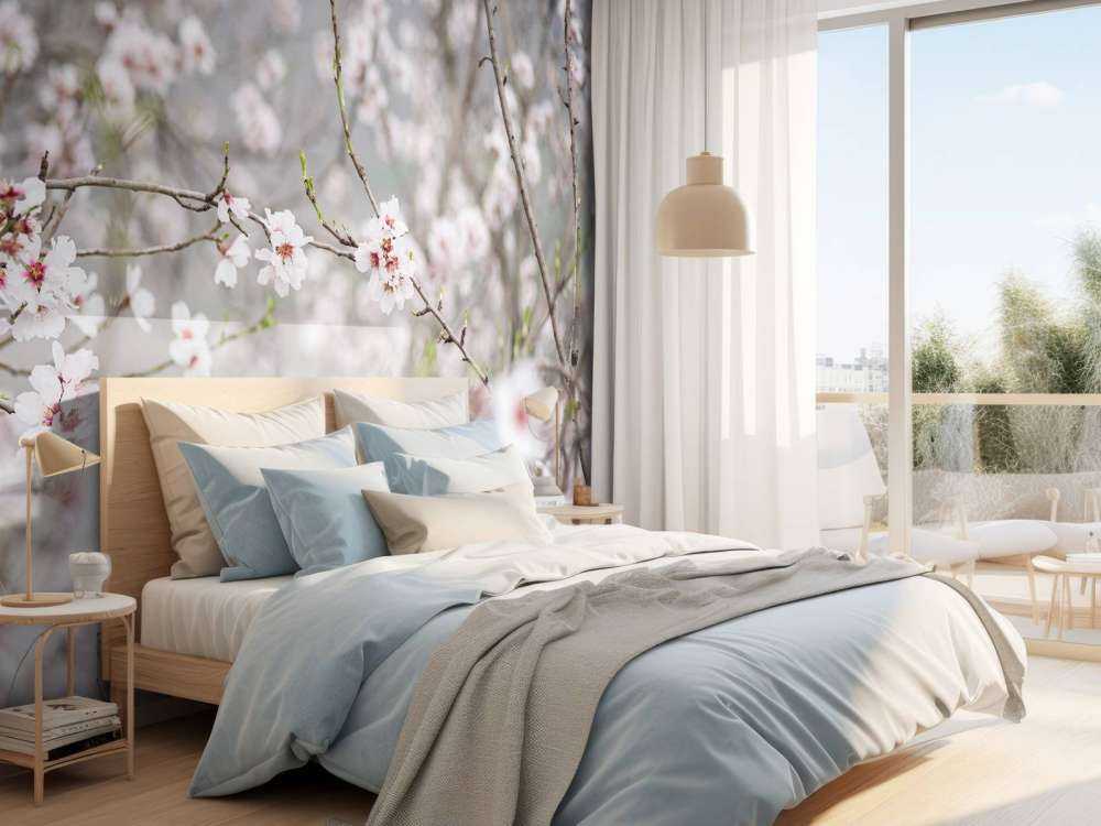 Fleurs roses et blanches