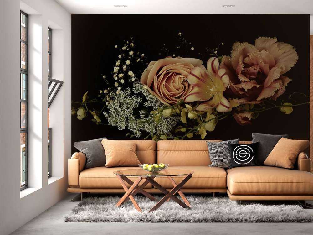 Guirlande de fleurs Vintage