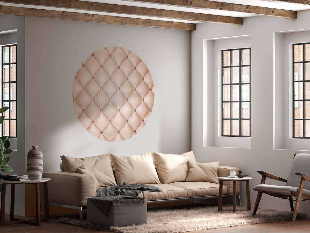 Mur en cuir rose chic