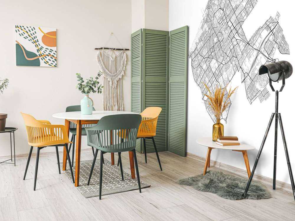 Carte de La Haye, blanc