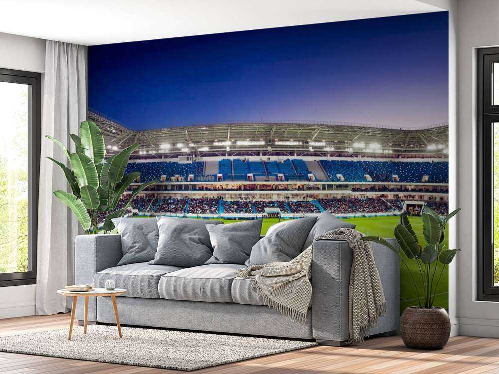 Panorama du stade de football