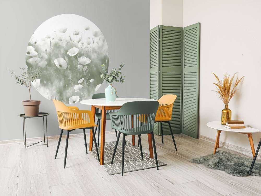 Danse des fleurs sauvages - vert