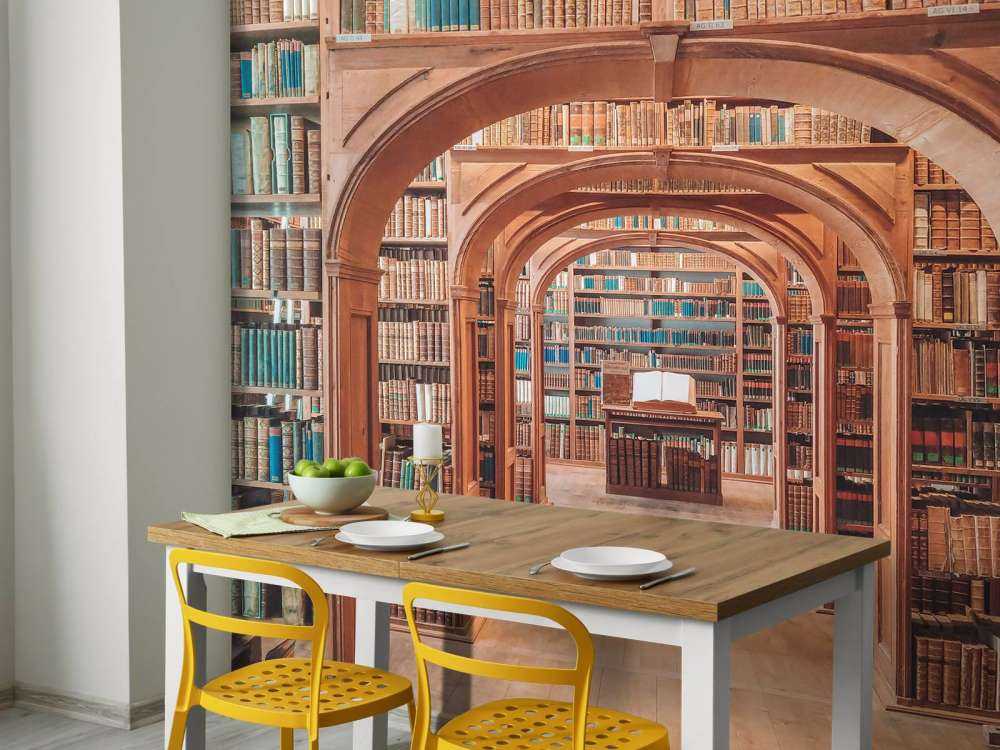 Galerie de livres en bois