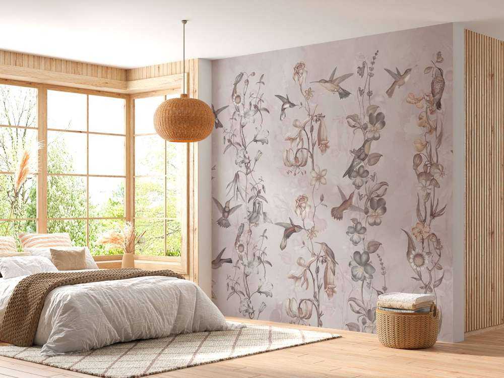 Fleurs de pré et de jardin jaune clair