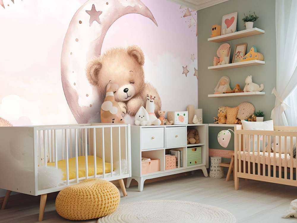 Des ours endormis sur la lune