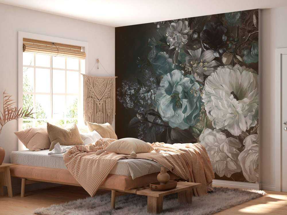 Bouquet avec lilas bleu