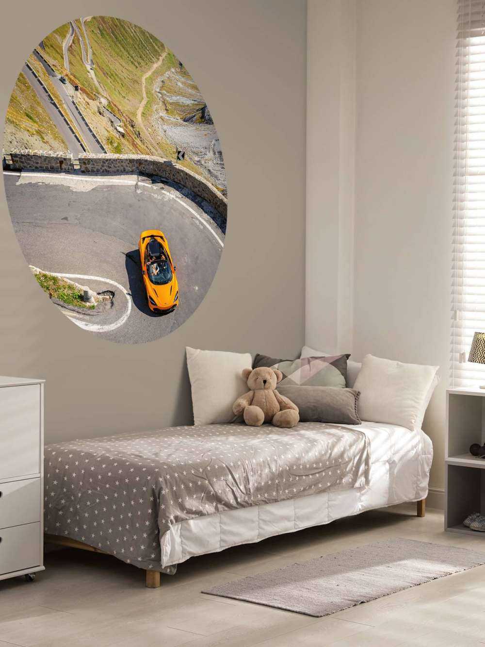 McLaren sur le Stelviopas - couleur