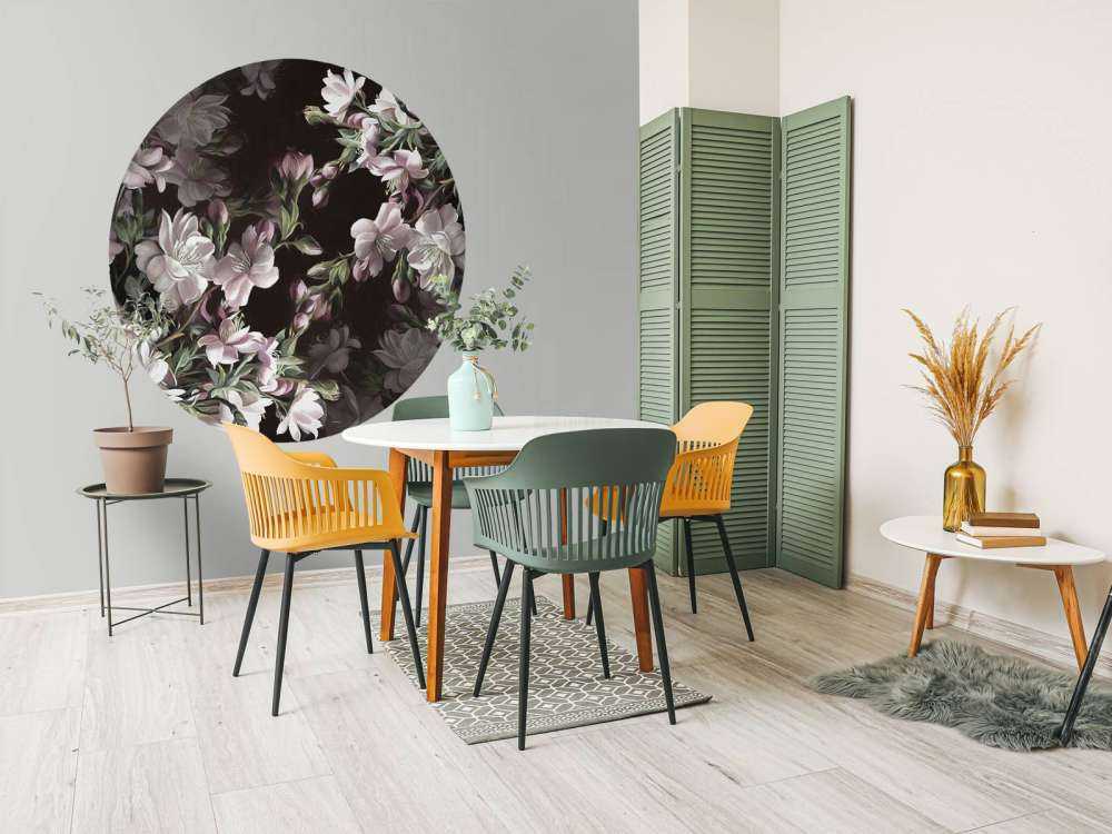 Fleur de pommier rose