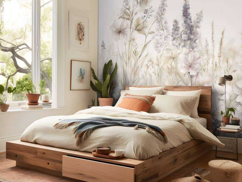 Jardin anglais tendre - orange