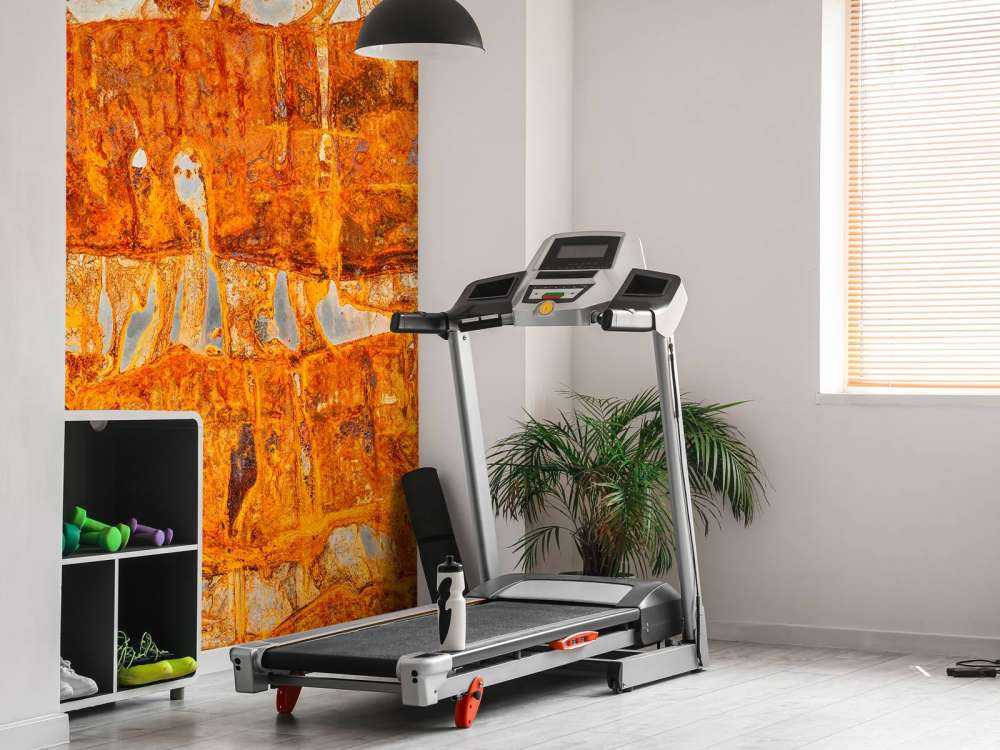 Rouille sur une feuille de métal