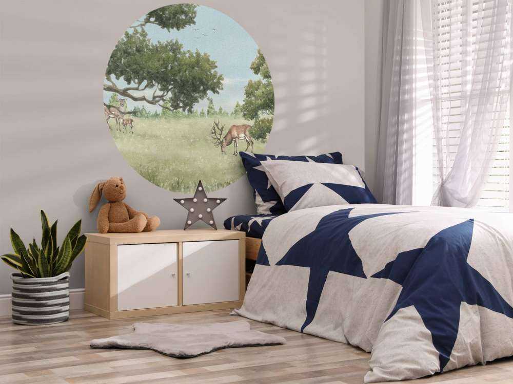 Paysage avec animaux