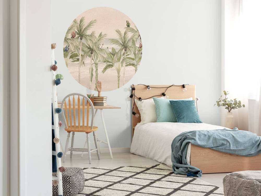 Perroquets sur la plage