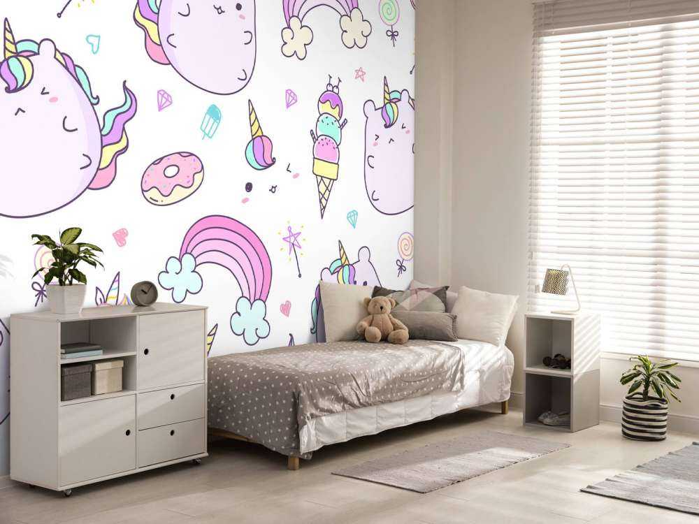 Licornes avec des glaces