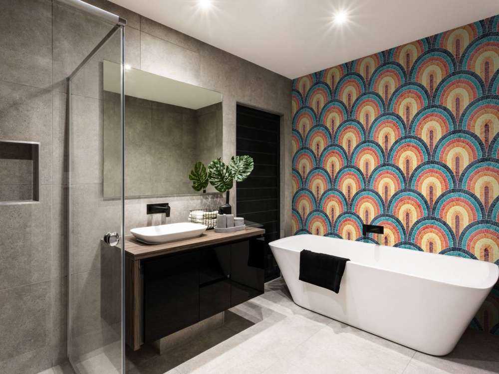 Imprimé bohème ondulé