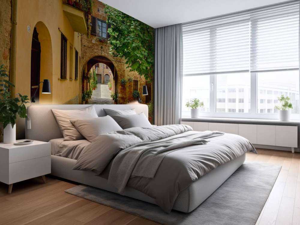 Belle rue à arcades