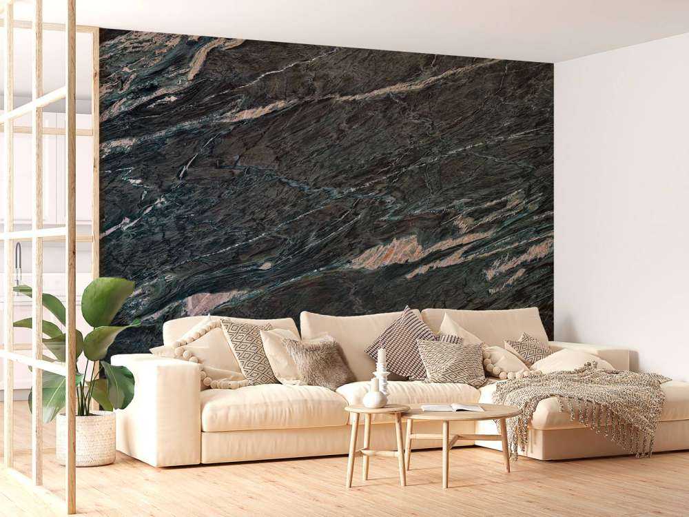 Marbre à structure ondulée