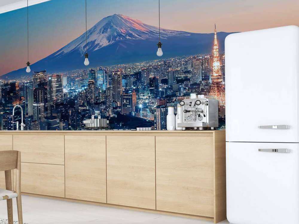 Tokyo au coucher du soleil