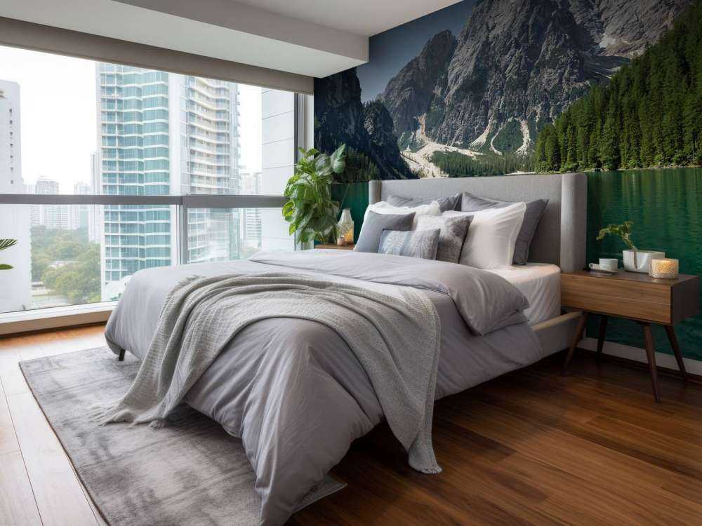 Le Lago di Braies depuis un bateau