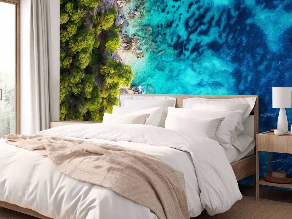 La côte vue du ciel