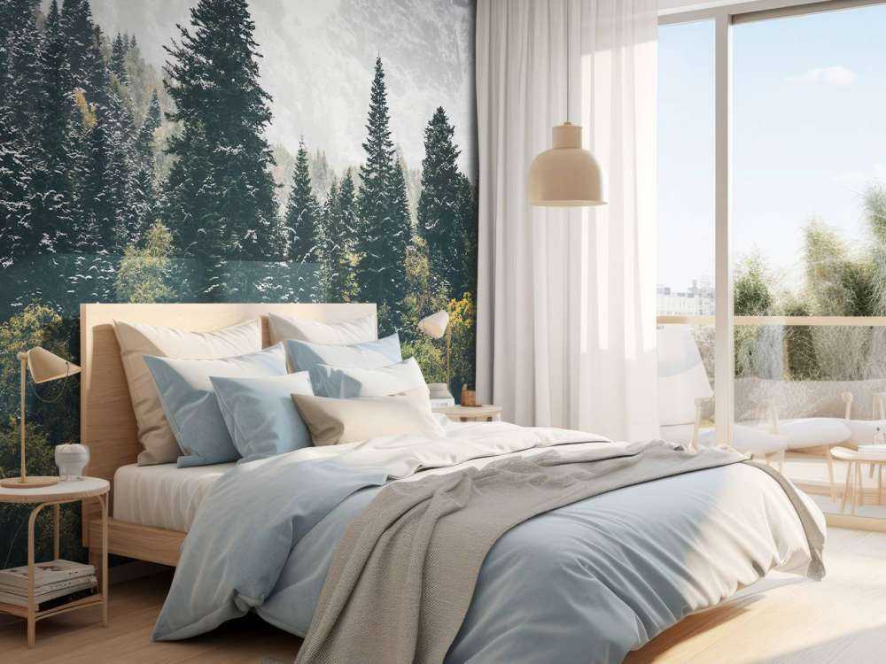 Forêt de conifères