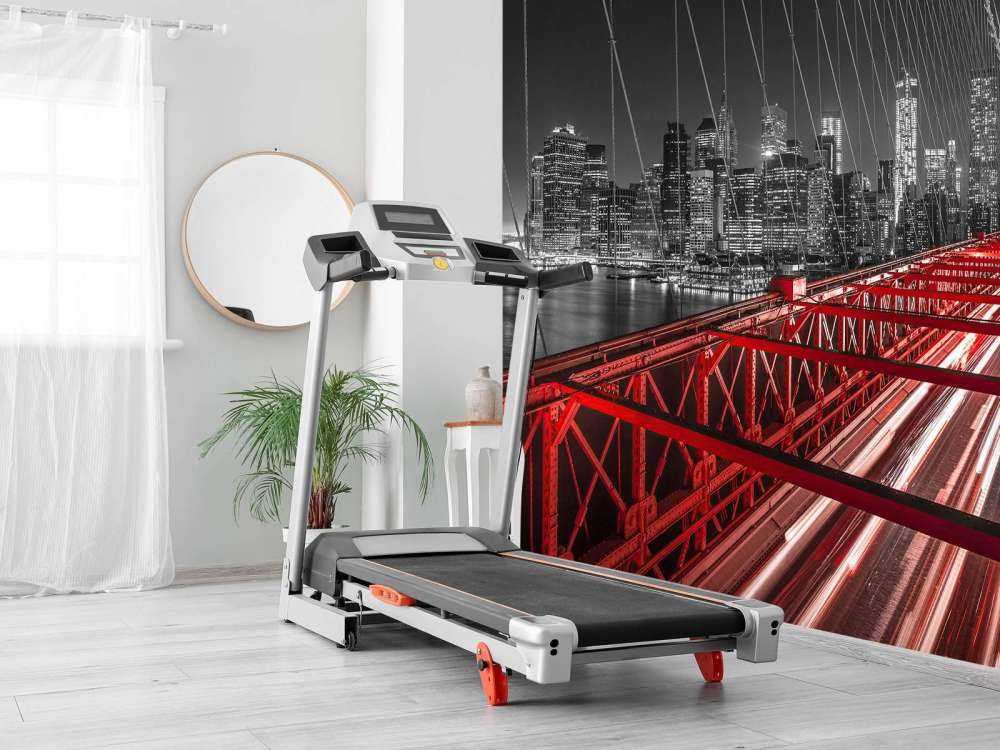 Pont de Brooklyn rouge