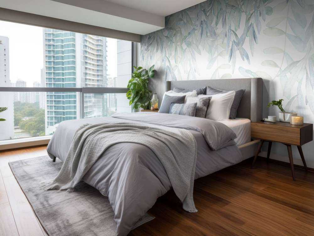 Feuilles à l'aquarelle aux couleurs pastels