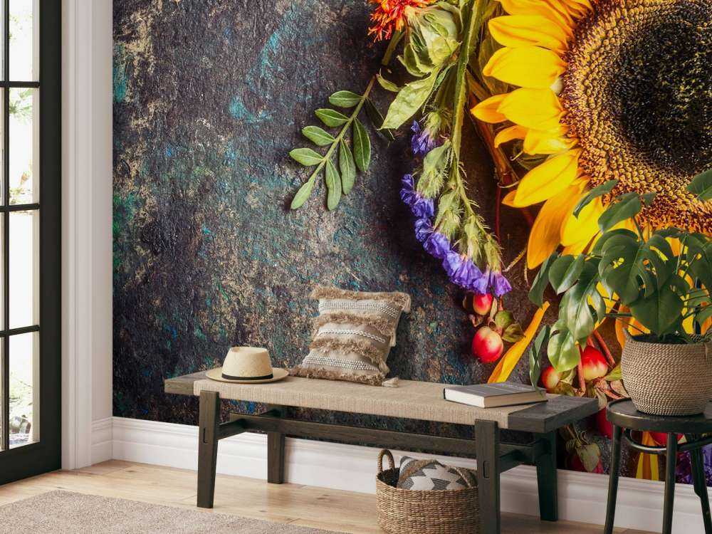 Statue florale d'automne