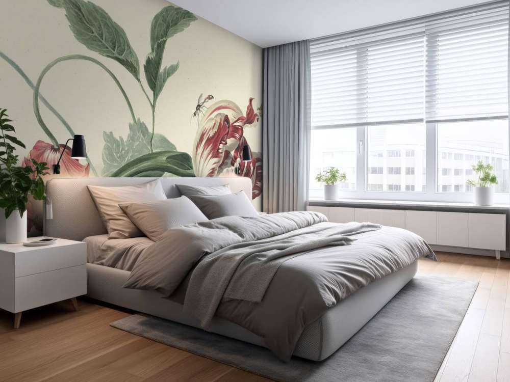 Une tulipe et un coquelicot, Willem van Leen