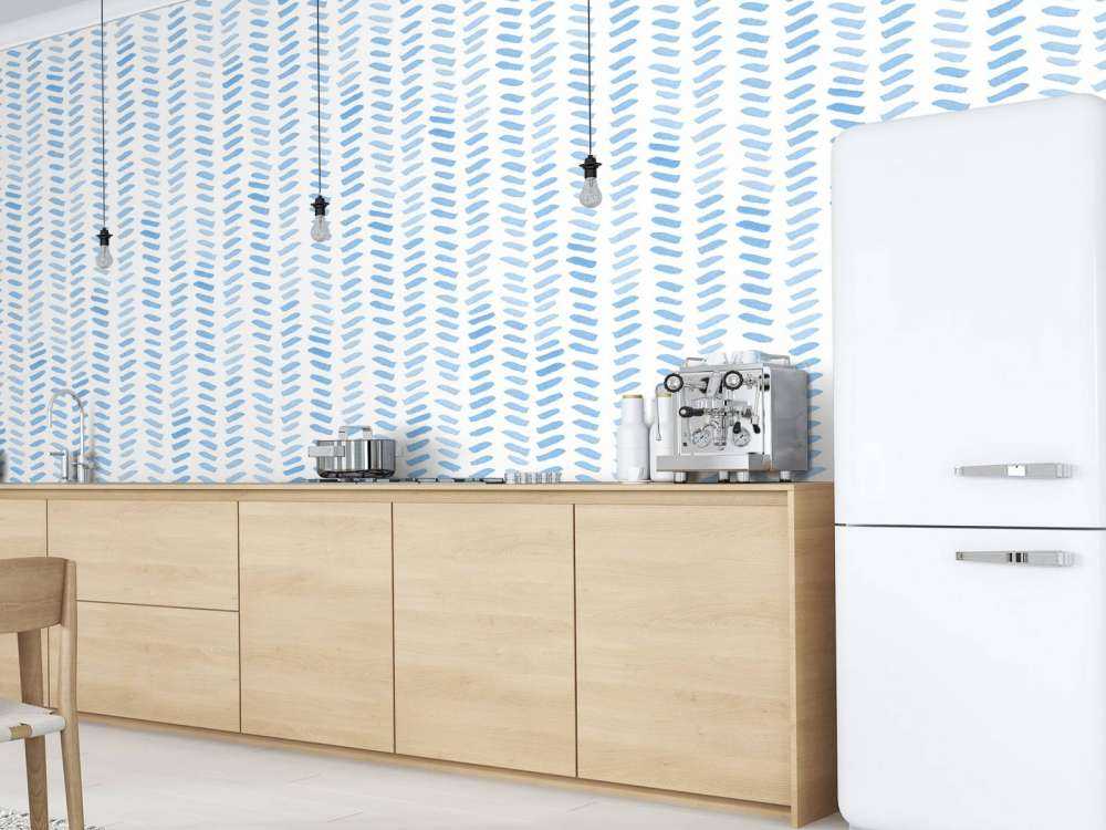 Motif Tirets bleus
