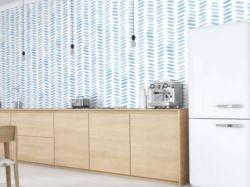 Motif Tirets bleus