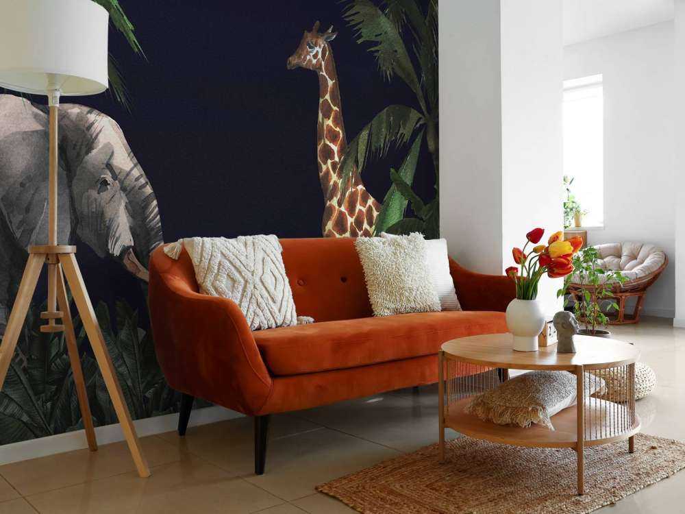 Les animaux de la jungle la nuit