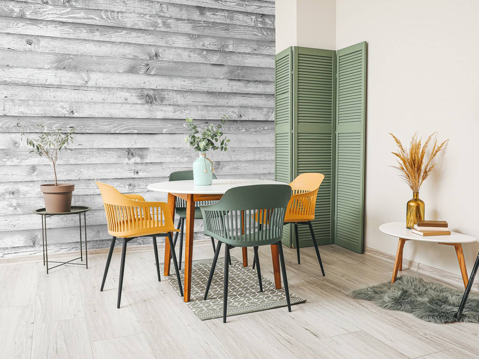 Lait de chaux bois horizontal