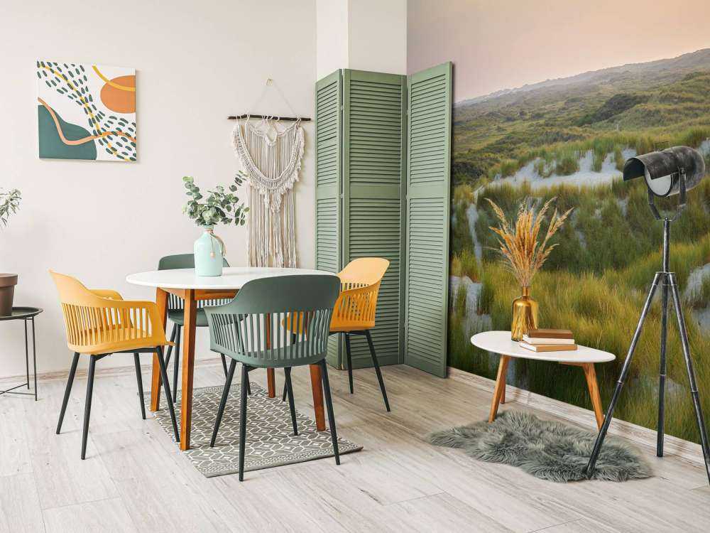 Coucher de soleil dans les dunes